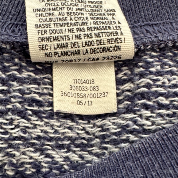 VS Pink Vintage Crewneck | Washed Blue | Size L - Picture 5 of 8